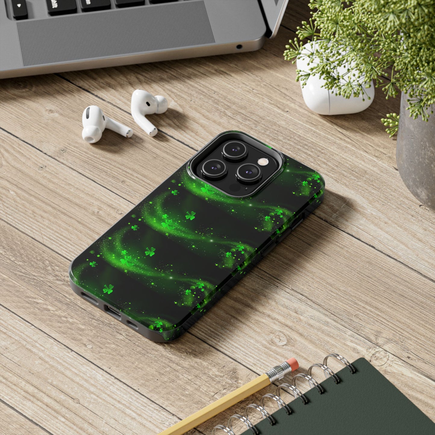 Irish Celtic Tough Phone Case - St Patrick's Day Irish Heritage Protection, Irish Themed Events, Rugged Ireland Phone Cover, Celtic Patterns