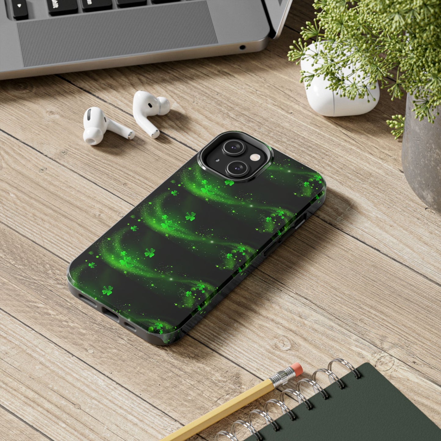 Irish Celtic Tough Phone Case - St Patrick's Day Irish Heritage Protection, Irish Themed Events, Rugged Ireland Phone Cover, Celtic Patterns