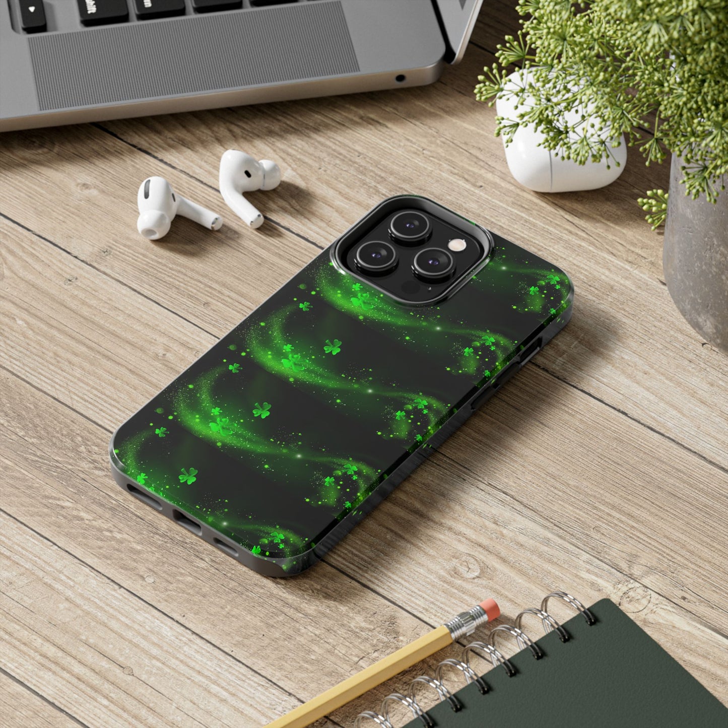 Irish Celtic Tough Phone Case - St Patrick's Day Irish Heritage Protection, Irish Themed Events, Rugged Ireland Phone Cover, Celtic Patterns