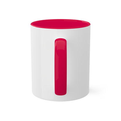 Versatile Elegance: Glossy Ceramic Colorful Mugs, 11oz