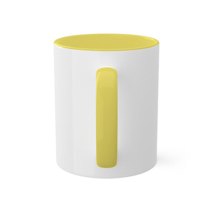Versatile Elegance: Glossy Ceramic Colorful Mugs, 11oz