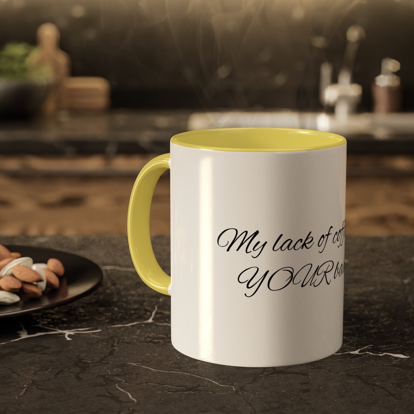 Versatile Elegance: Glossy Ceramic Colorful Mugs, 11oz