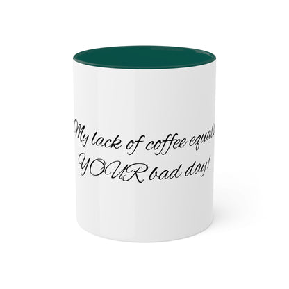 Versatile Elegance: Glossy Ceramic Colorful Mugs, 11oz
