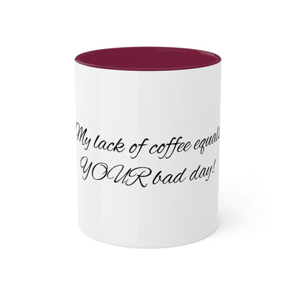Versatile Elegance: Glossy Ceramic Colorful Mugs, 11oz