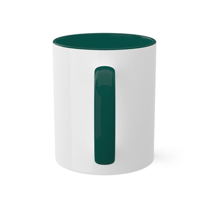 Versatile Elegance: Glossy Ceramic Colorful Mugs, 11oz