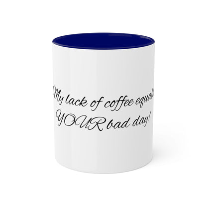 Versatile Elegance: Glossy Ceramic Colorful Mugs, 11oz